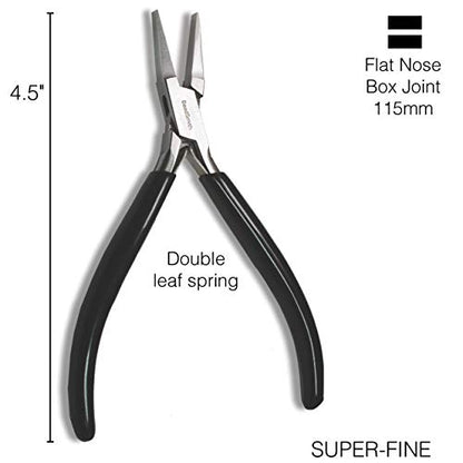 Flat Nose Pliers With Extra Fine Tips