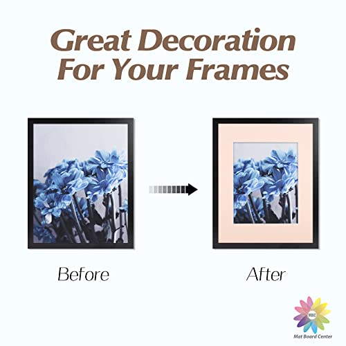 Mat Board Center 10 Pack 11x14 Photo Mats for 8x10 Picture (10 Count)