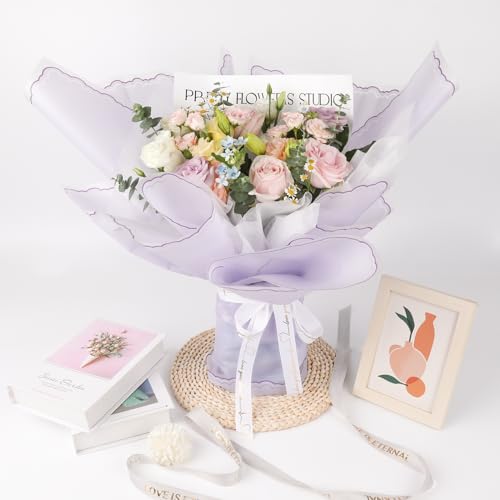 20 Sheets Flower Wrapping Paper (20 Count)