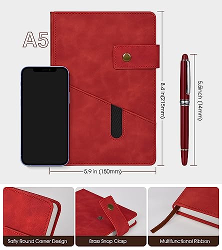 Lined Notebook with Pen