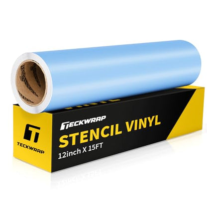 Blue Stencil Vinyl