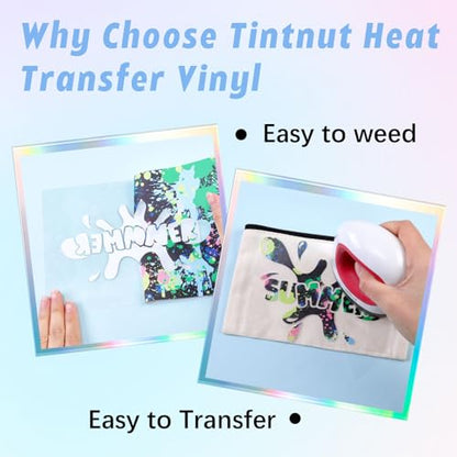 Blue Green Splash Heat Transfer Vinyl