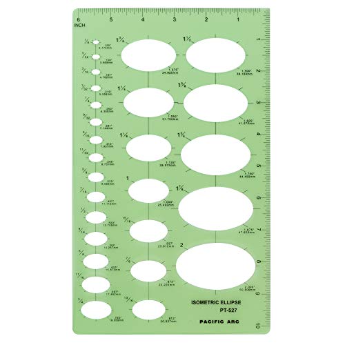 Isometric Ellipse Guide Template