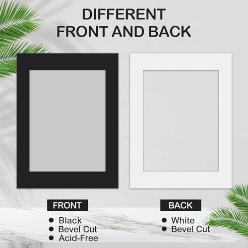 15 Pack Picture Mats 12x16 for 9x12 Photos (15 Count)