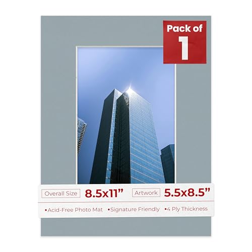 5.5x8.5 Mat for 8.5x11 Frame
