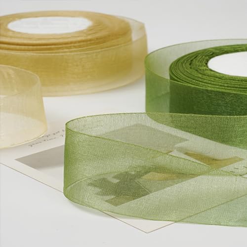 Green Ribbon for Gift Wrapping (150 Foot)