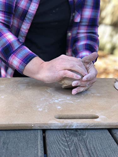 Portable Clay Wedging Board with Built