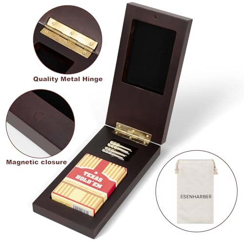 Foldable Wooden Cribbage Board Set