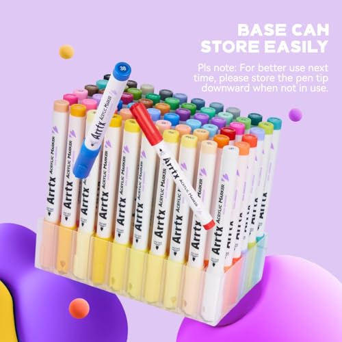 60 Colors Paint Markers Pens