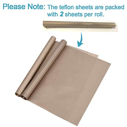 4 Pack Teflon Sheet for Heat Press (4 Count)