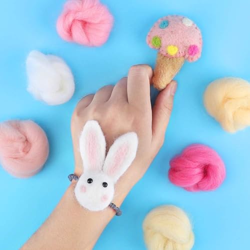 100 Colors Needle Felting Wool Roving