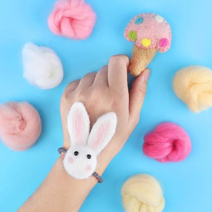 100 Colors Needle Felting Wool Roving