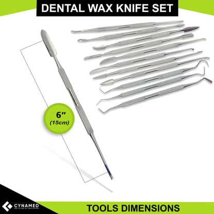 Stainless Steel Spatula Wax & Clay Sculpting Tool Carver Set