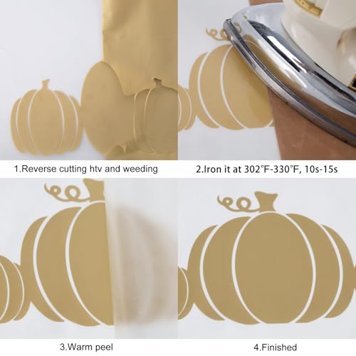Soil Golden HTV Heat Transfer Vinyl Rolls