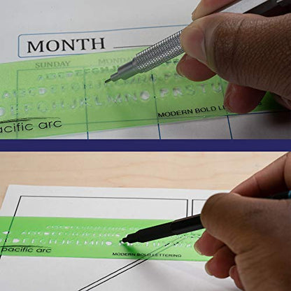 Modern Bold Lettering Template Guide