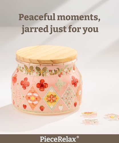 3D Puzzle Jar 64 Plastic Pieces for Adults (64 Count)