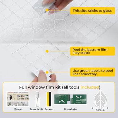Window Privacy Film Decorative Non