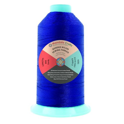 Size 207 630D T210 Royal Blue Bonded Nylon Thread