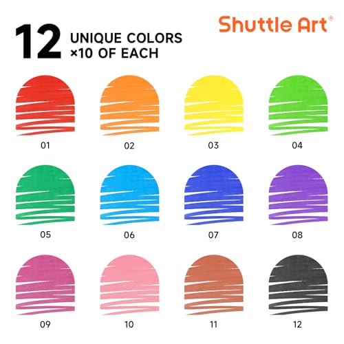 120 Count Washable Markers