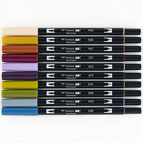 56186 Dual Brush Pen Art Markers (10 Count)