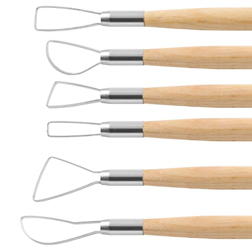 6pcs Double Sided Clay Sculpting Tools