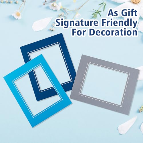 10 Pack Colorful 11x14 Picture Mats