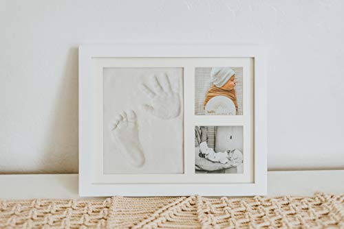Baby Hand & Footprint Kit Frame Keepsake & Clay New Mom Gift