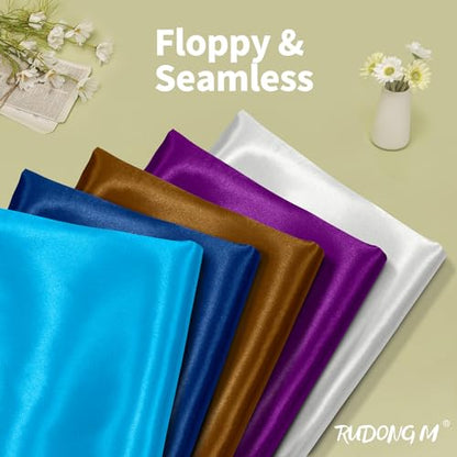 Aqua Blue Satin Fabric