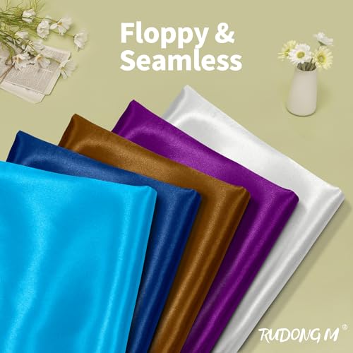 Aqua Blue Satin Fabric