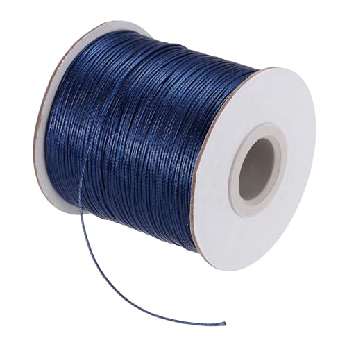 Waxed Cord 0.5mm Waxed Polyester Cord 175 Yard Wax String for Bracelet Making