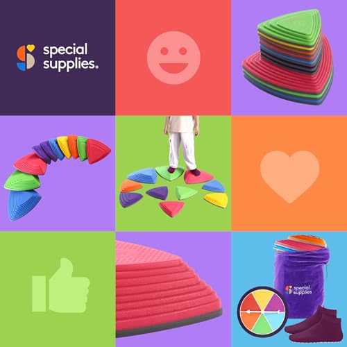 10 Stepping Stones for Kids Indoor and Outdoor Balance Blocks Promote Coordination
