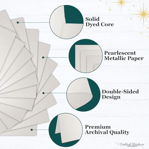 Cardstock Warehouse Stardream Quartz Cardstock Paper (25 Count)