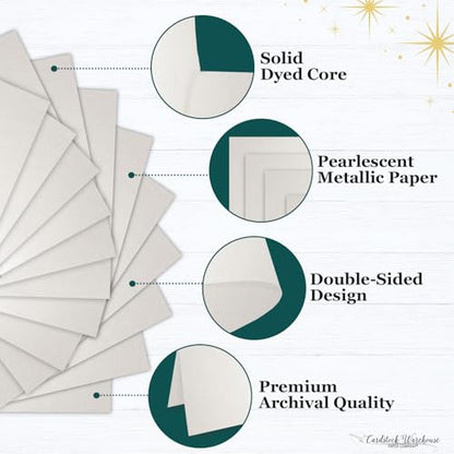Cardstock Warehouse Stardream Quartz Cardstock Paper (25 Count)