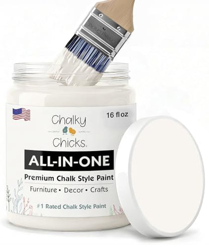 Old Lace 16 Fl Oz Chalk Paint for Furniture All in One