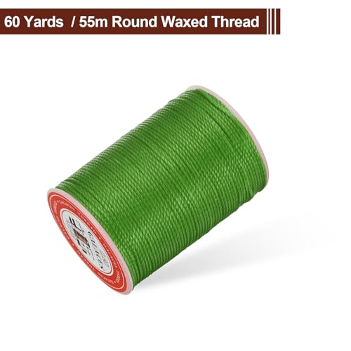 Leather Sewing Waxed Thread 0.8mm 60Yards