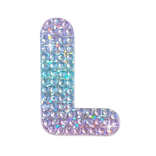 Sparkly Rhinestone Alphabet Letter Sticker L