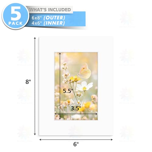 Mat Board Center 5 Pack Acid (5 Count)