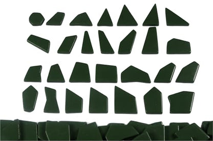 Irregular Glass Mosaic Tiles Bulk 500g Glossy and Iridescent Mosaic Glass Tiles for DIY Projects and Arts and Crafts Solid Colors and Mixes (263 Count)