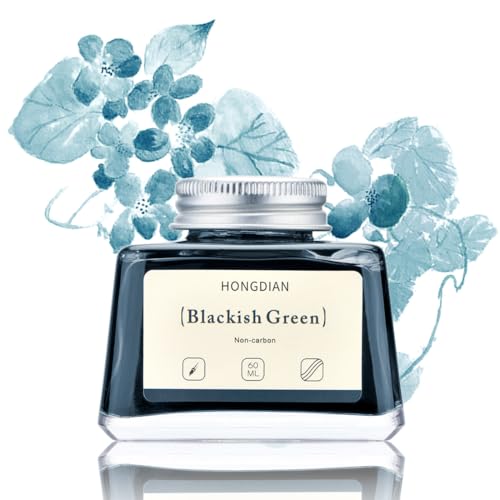 Hongdian Fountain Pen Bottled Ink Blackish Green