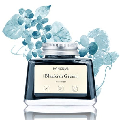 Hongdian Fountain Pen Bottled Ink Blackish Green