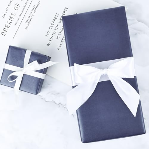 Dark Blue Matte Wrapping Paper (3 Count)