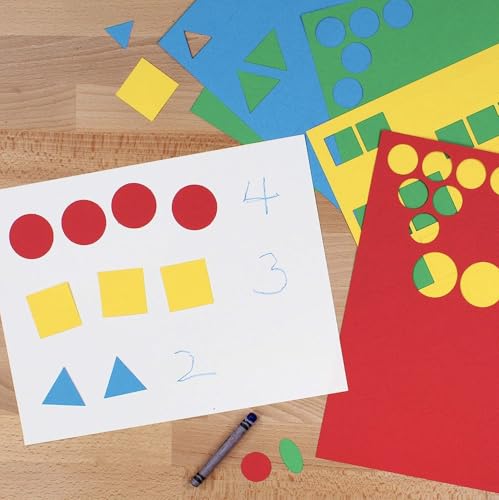 Circle Square Oval Triangle Cutouts (676 Count)