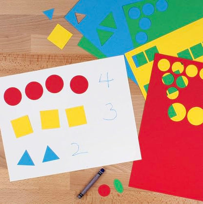 Circle Square Oval Triangle Cutouts (676 Count)