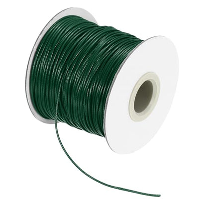 Waxed Cord 1mm Waxed Thread 87 Yard Wax String Leather Cord for Bracelet Making