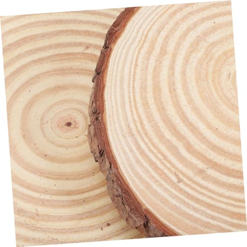 Wood Stepping Stone for Garden Walkway Decorative Path Beige