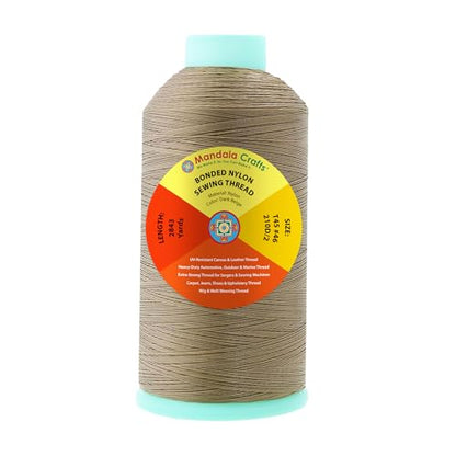 Size 46 210D T45 Dark Beige Bonded Nylon Thread (8529 Foot)