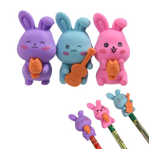 18Pcs Pencil Top Erasers for Kids (18 Count)