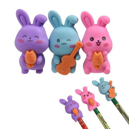 18Pcs Pencil Top Erasers for Kids (18 Count)