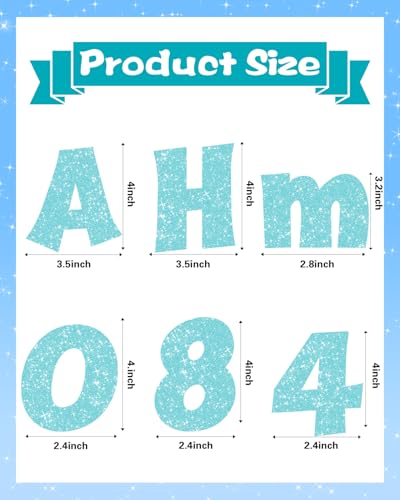 237 Pcs Glitter Bulletin Board Letters