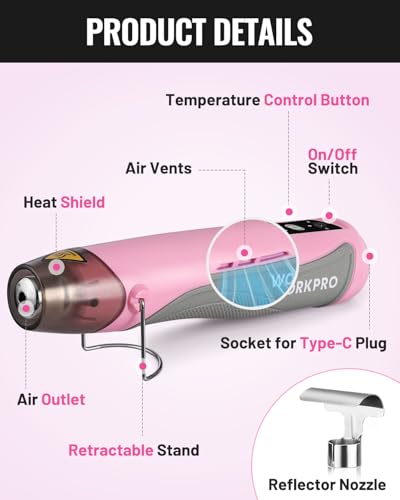 7.2V Mini Cordless Heat Gun